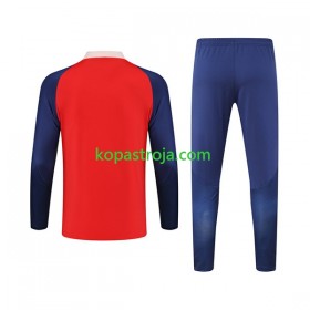 Atlético Madrid Tränings Sweatshirtställ Röd 2023/24